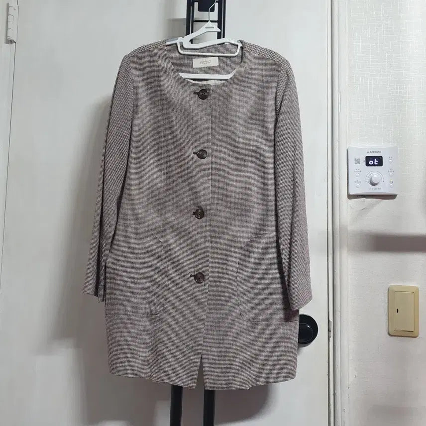 [BUNJANG] BCBG Linen 100% Women's Jacket Size 55 / BCBG 여름용 여성55 린넨 100프로 자켓