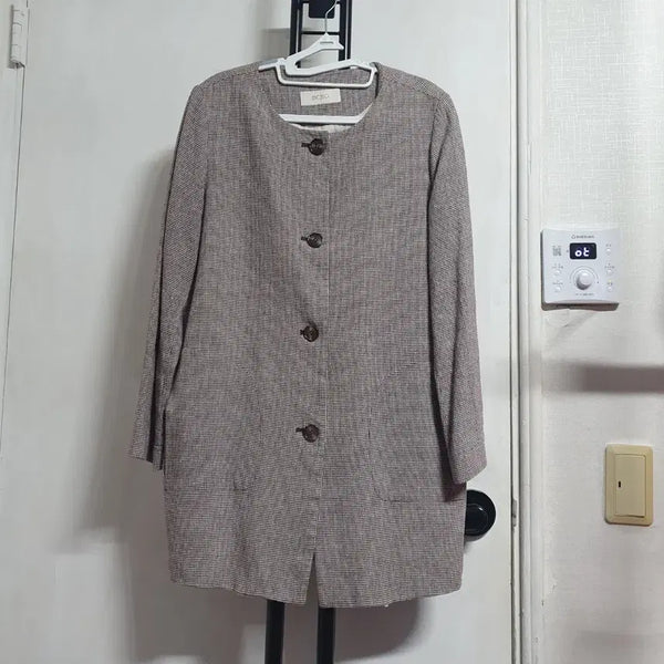 [BUNJANG] BCBG Linen 100% Women's Jacket Size 55 / BCBG 여름용 여성55 린넨 100프로 자켓