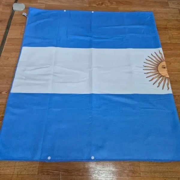 [BUNJANG] Large Beach Towel Argentina Flag Design / 대형 비치 타올