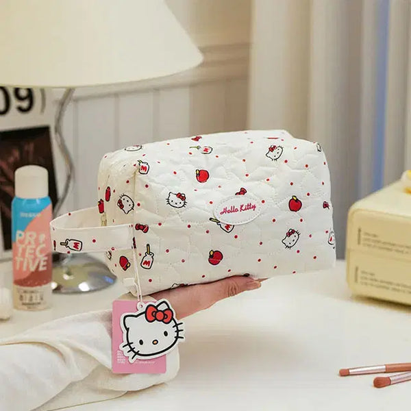 [BUNJANG] Sanrio Hello Kitty Pattern Pouch / 산리오 큐티 헬로키티 패턴 파우치