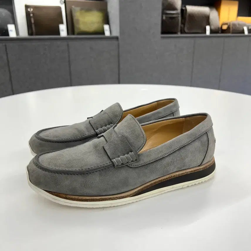 [BUNJANG] Hermès Suede Loafers Size 40 / 에르메스 스웨이드 로퍼 / 40사이즈 / 밑창보강 / 단품 / 70