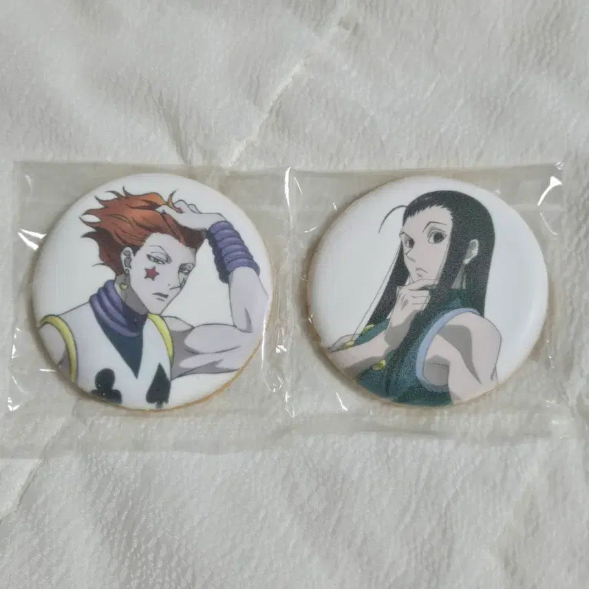 [BUNJANG] Hunter x Hunter Animate Gratè Collaboration Cookies - Hisoka & Illumi Bundle Set / 헌터헌터 애니메이트 그라떼 콜라보 카페 쿠키 / 히소카 이르미