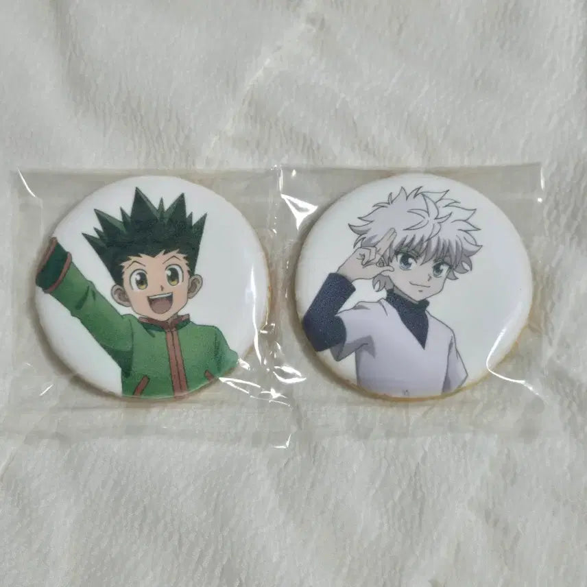 [BUNJANG] Hunter x Hunter Animate Gratte Collaboration Cookie - Gon Freecss & Killua Zoldyck / 헌터헌터 애니메이트 그라떼 콜라보 카페 쿠키 / 곤 키르아