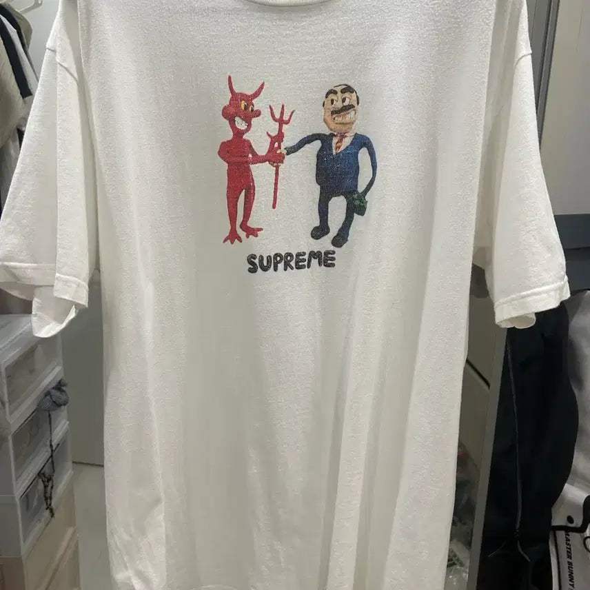 [BUNJANG] Supreme Business T-Shirt White XL / 슈프림 비즈니스 티셔츠 화이트 XL