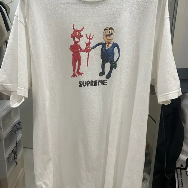 [BUNJANG] Supreme Business T-Shirt White XL / 슈프림 비즈니스 티셔츠 화이트 XL