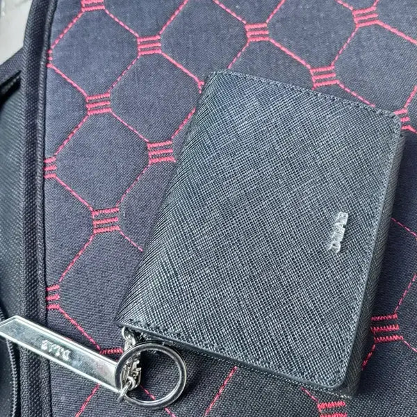 [BUNJANG] D-LAB Saffiano Leather Coin Zip Wallet / D-LAB반지갑 동전지퍼지갑 청소년 학생 여성용