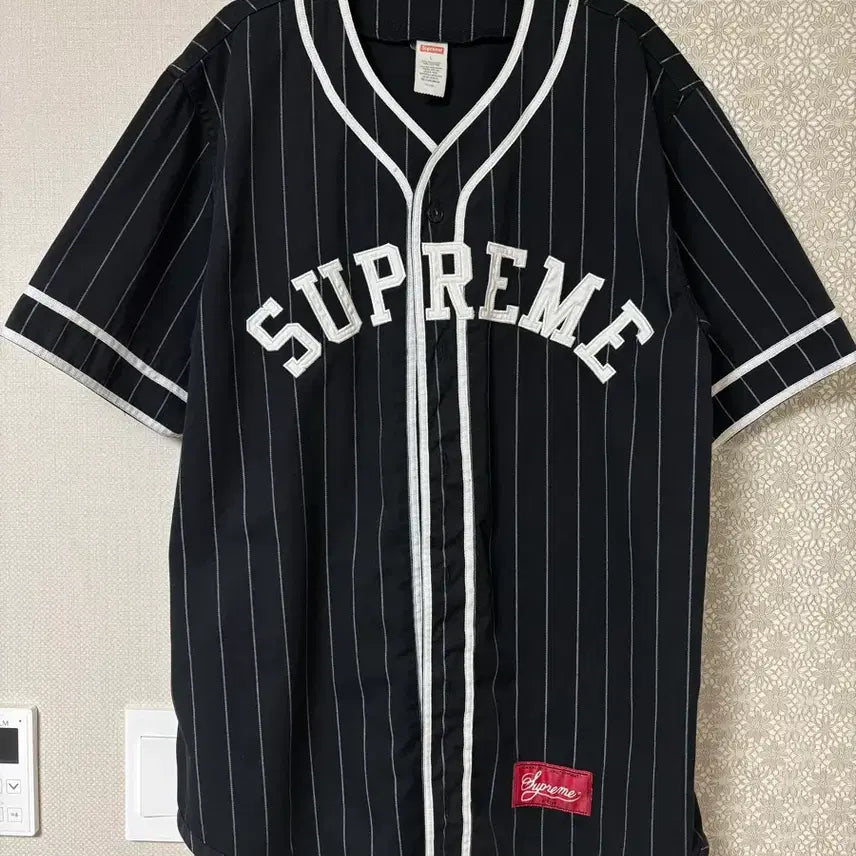 [BUNJANG] Supreme Baseball Jersey L / 슈프림 베이스볼 져지 L