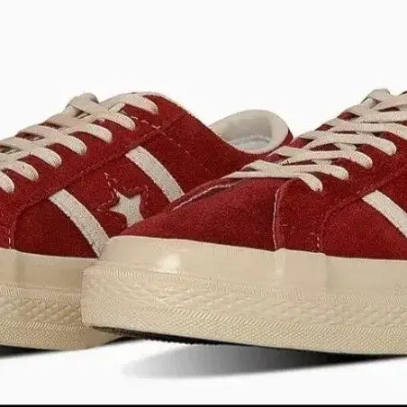 [BUNJANG] Converse Japan Star & Bars Red Suede Size 265 / 컨버스 재팬 Star & Bars 레드 스웨이드 265