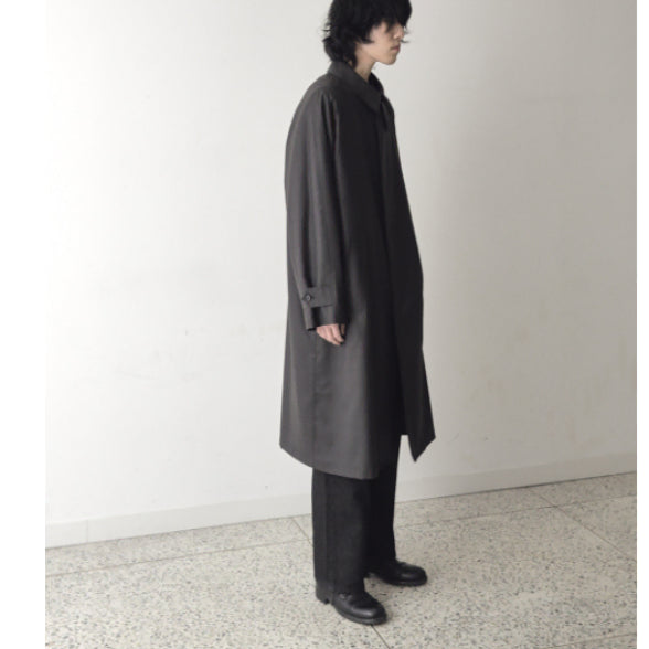 [BUNJANG] HAECHING ROOM Regular Sleeve Coat Charcoal Check Size 4 / 해칭룸 레귤런 슬리브 차콜체크 코트 4사이즈