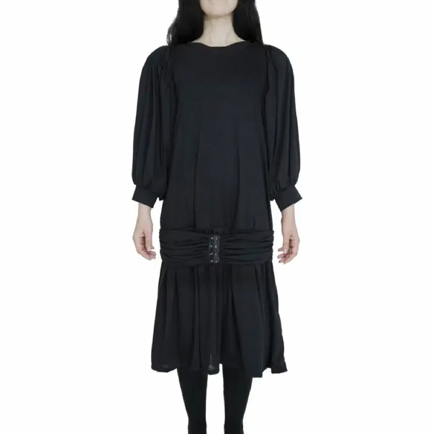 [BUNJANG] Eonts Art Nouveau Black Dress / 에옹쓰 eonts 아르누보 블랙 원피스