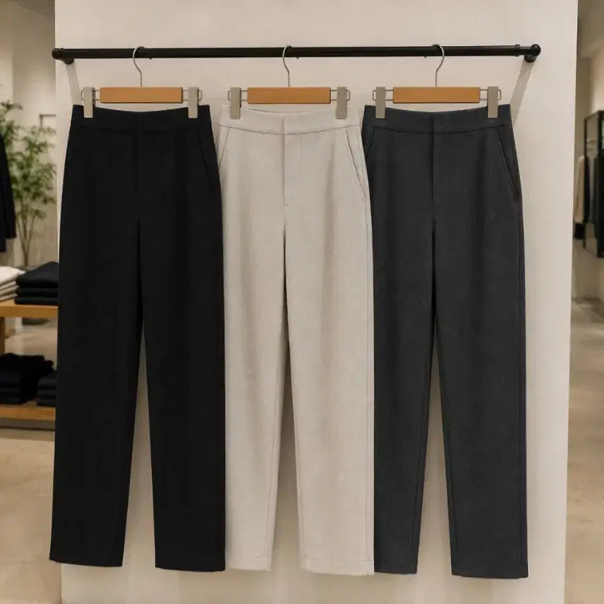 [BUNJANG] Vavagrit Genuine Women's E-Band Fleece Pants 3-Piece Set / (새상품) 바이브리짓 정품 여성 E밴드 텐션 기모 팬츠 3종 세트