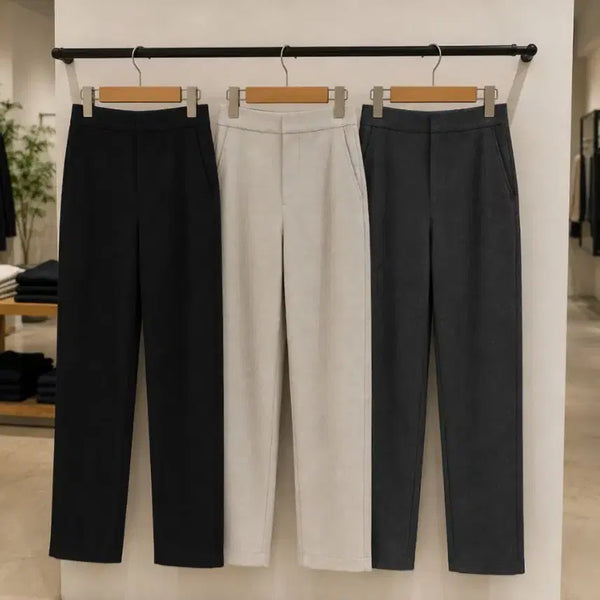 [BUNJANG] Vavagrit Genuine Women's E-Band Fleece Pants 3-Piece Set / (새상품) 바이브리짓 정품 여성 E밴드 텐션 기모 팬츠 3종 세트
