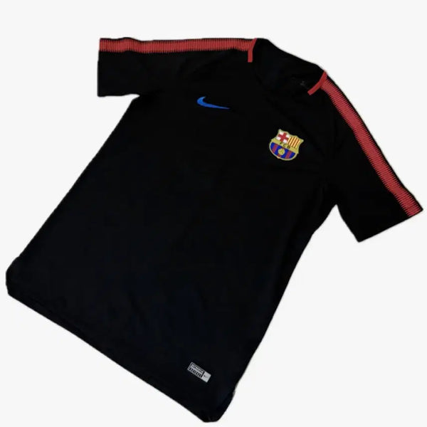 [BUNJANG] Barcelona 17-18 Short Sleeve Authentic Training Top / [거의새거] 17-18 바르셀로나 반팔 어센틱 트레이닝탑 판매합니다