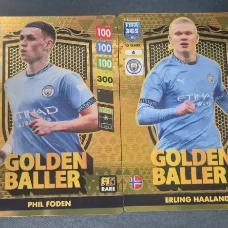 [BUNJANG] Panini FIFA365 Golden Ballers Set - Watkins, Foden, Haaland, Yamal / 오리 왓킨스 필 포든 엘링 홀란드 라민 야말 골든 볼러 카드