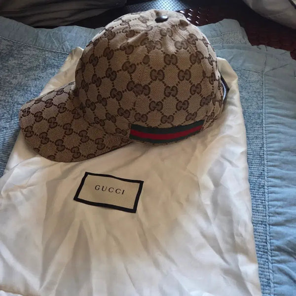 [BUNJANG] Gucci GG Pattern Cap Hat / 구찌 GG 패턴 캡 모자 M