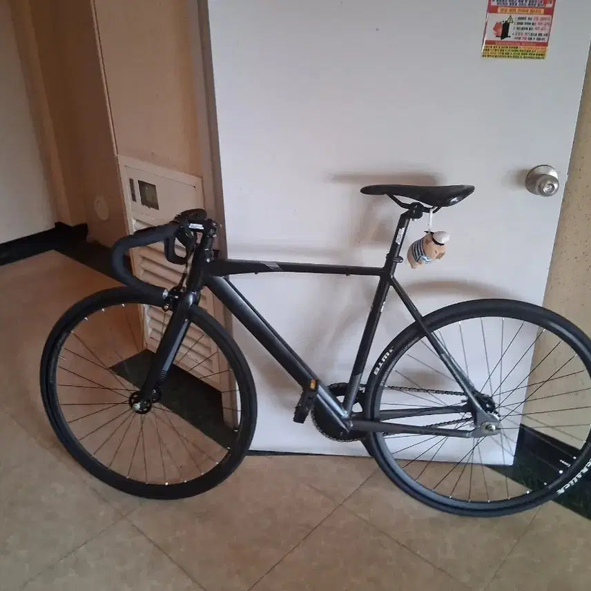 [BUNJANG] Quake New Model Pixie Single Speed Bicycle - All Black / 퀘이크신형픽시 무하자