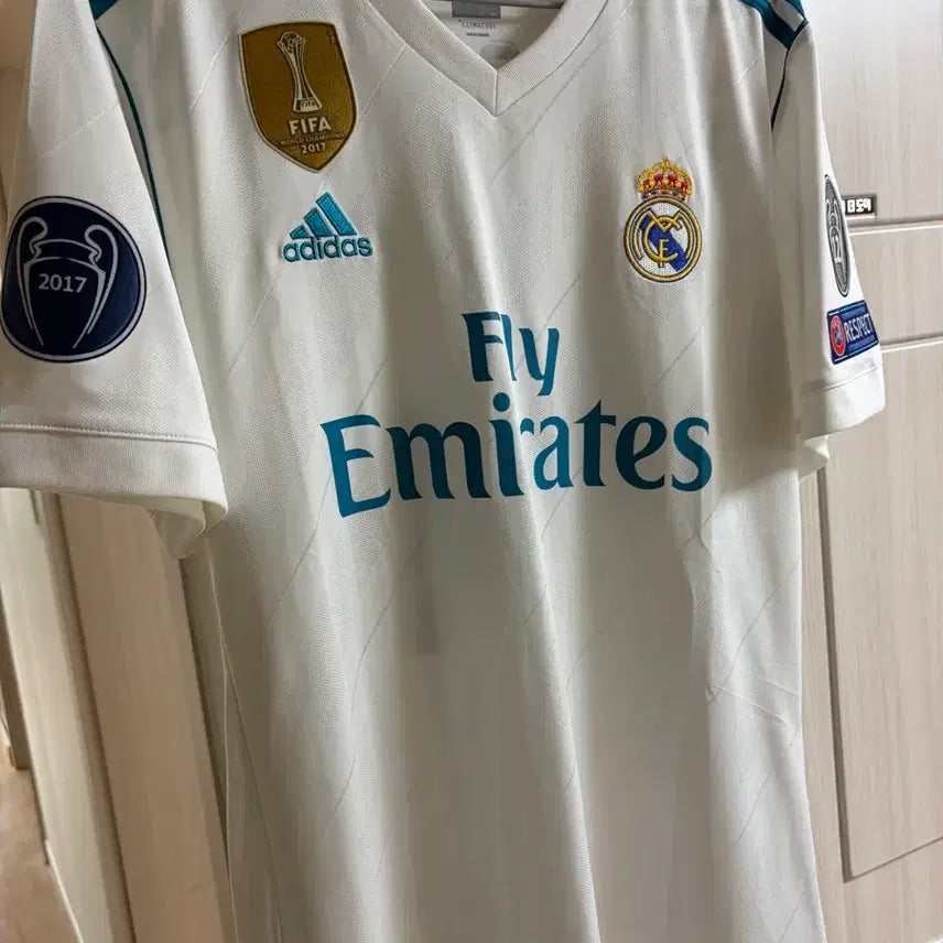 [BUNJANG] Real Madrid 2017-2018 Home Jersey Ramos Custom Print / [해외 L] 레알마드리드 2017-2018 홈 유니폼 라모스 자컷