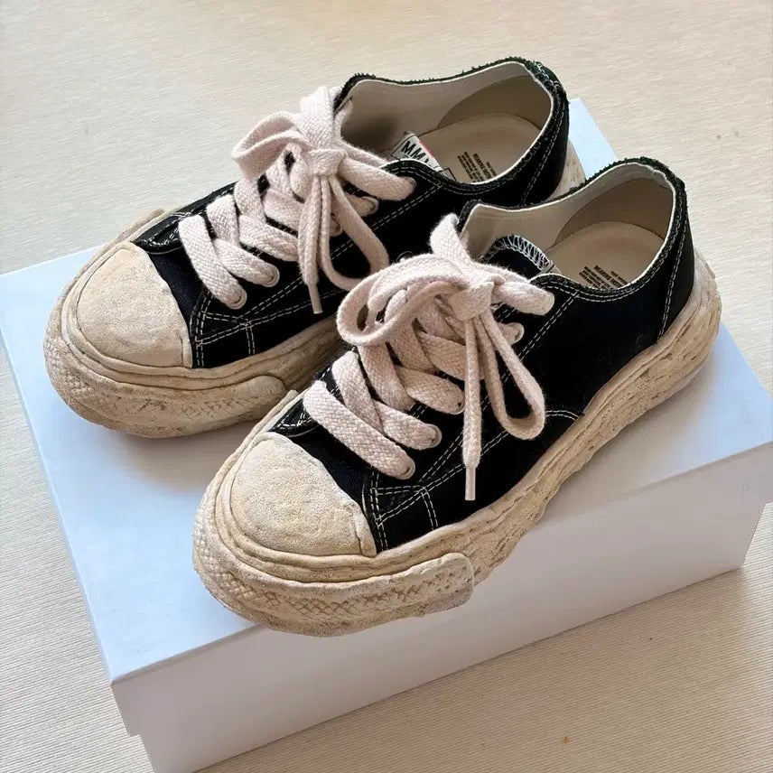 [BUNJANG] Mihara Yasuhiro Peterson Garment Dyed Sneakers / 미하라 야스히로 피터슨 40 가먼트 다이드 스니커즈