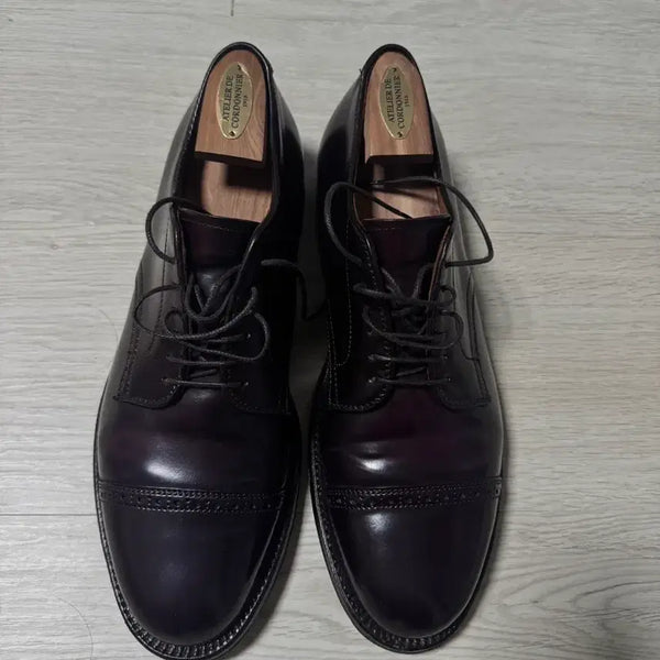 [BUNJANG] Alden 61908 Burgundy Shell Cordovan Cap-Toe Straight Derby Shoes 10D / [10D] 알든 61908 버건디 코도반 캡토 스트레이트 더비