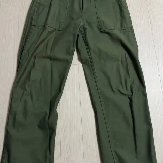 [BUNJANG] Musinsa Standard Fatigue Pants Sage Green Size 31 / 무신사 스탠다드 퍼티그 팬츠 세이지 그린 31