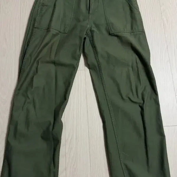 [BUNJANG] Musinsa Standard Fatigue Pants Sage Green Size 31 / 무신사 스탠다드 퍼티그 팬츠 세이지 그린 31