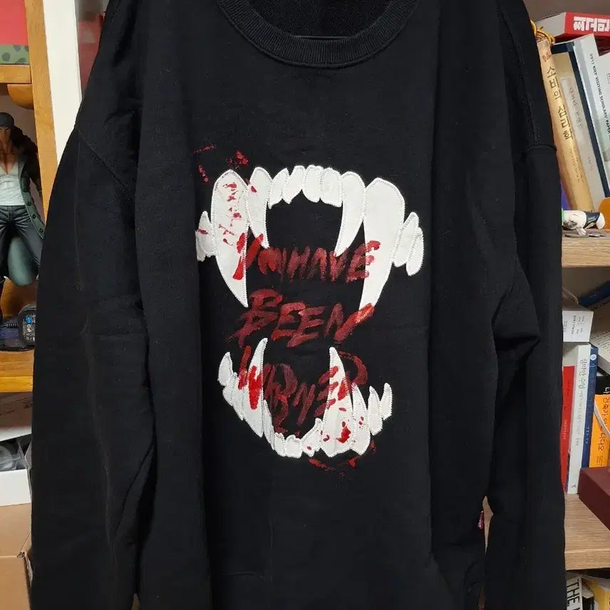 [BUNJANG] Blackout Black Sweatshirt / [L] 블랙아웃 블랙 맨투맨