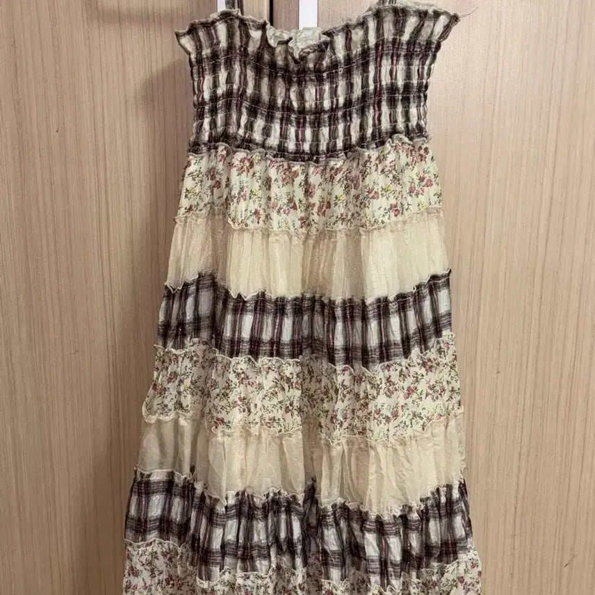 [BUNJANG] Japanese Vintage Patchwork Dress / 일본 빈티지 패치 원피스