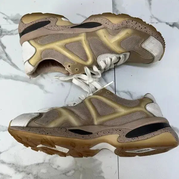 [BUNJANG] Puma x Alexander McQueen Beige Trainer Sneakers / 푸마 X 알렉산더 맥퀸 베이지 트레이너 스니커즈