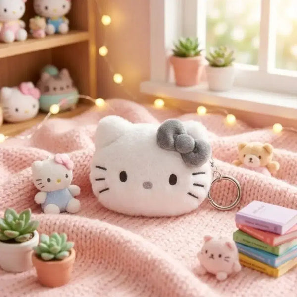 [BUNJANG] Hello Kitty Monotone Mini Pouch / 헬로키티 모노톤 미니 파우치