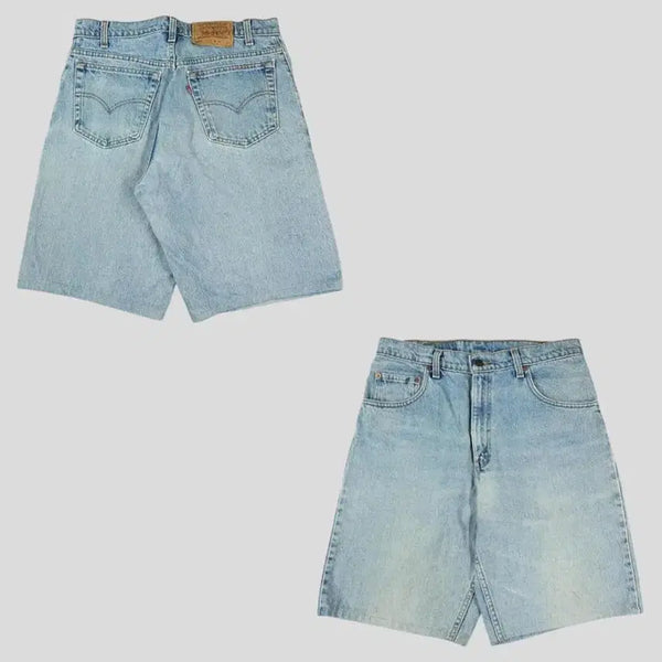 [BUNJANG] Levi's 560 90s Light Wash Relaxed Fit Tapered Leg Denim Shorts 32 / 리바이스 560 90s 연청워싱 루즈핏 테이퍼드 레그 청반바지 데님하프팬츠 32