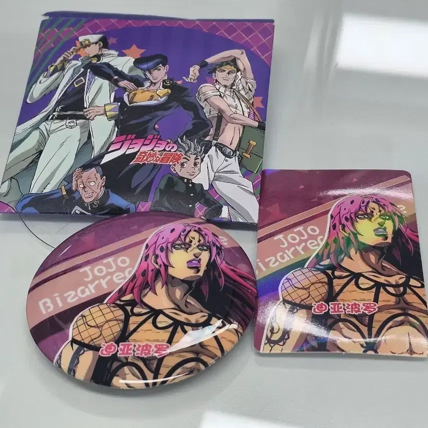 [BUNJANG] JoJo's Bizarre Adventure Part 5: Golden Wind Diavolo Can Badge / 죠죠5부 보스 디아볼로 캔뱃지