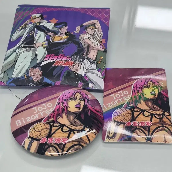 [BUNJANG] JoJo's Bizarre Adventure Part 5: Golden Wind Diavolo Can Badge / 죠죠5부 보스 디아볼로 캔뱃지
