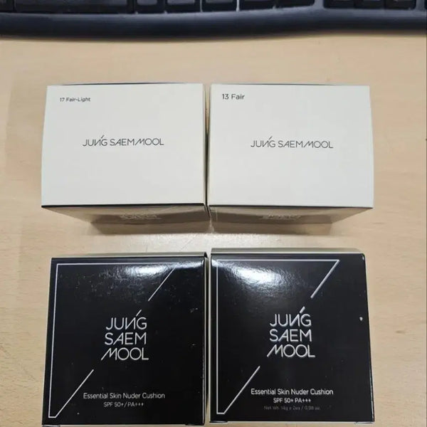 [BUNJANG] Jung Saem Mool Essential Skin Nuder Cushion Set (Fair Light) / 미개봉) 정샘물 스킨 누더 쿠션 본품+리필 페어라이트