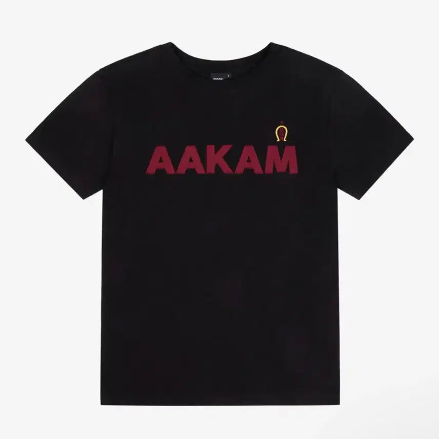 [BUNJANG] AKM Horse Half Top T-Shirt Black / 아캄 반팔 2사이즈