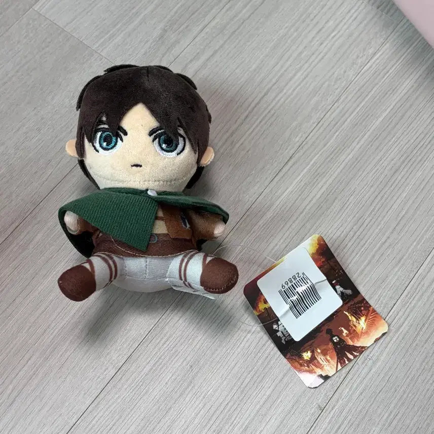 [BUNJANG] Attack on Titan Osawari Plush Doll Eren / 진격의거인 오스와리 누이 인형 에렌