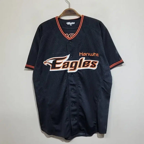 [BUNJANG] Hanwha Eagles Kim Won-seok Short Sleeve Baseball Jersey / (100) 한화이글스 유니폼 반팔 김원석 마킹 야구져지
