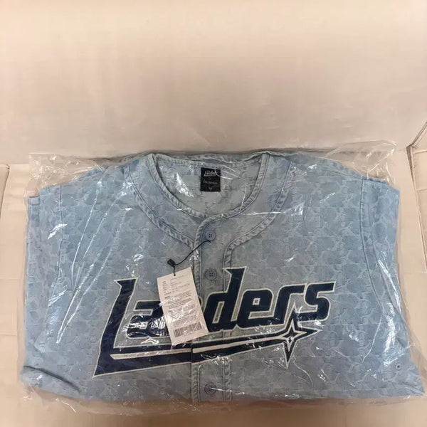 [BUNJANG] SSG Landers Kim Kwang-hyun 2000K Commemorative Denim Jersey (M) + Acrylic Keyring / SSG랜더스 김광현 2000K 기념 데님 유니폼 M + 아크릴 키링 증정