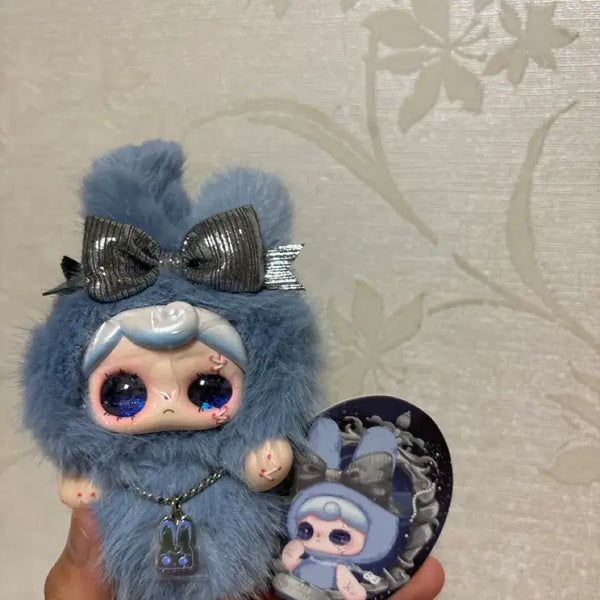 [BUNJANG] Babyslee 3 Nocturne Overture Blue Doll Keychain / 베이비쓰리 녹턴서곡 블루 인형 키링