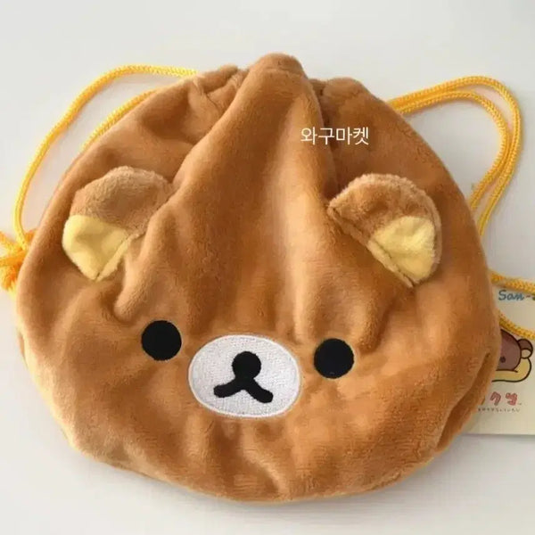 [BUNJANG] Rilakkuma Korilakkuma Dumpling Pouch / 리락쿠마 만두 조리개 파우치 일본정품 코리락쿠마 파우치