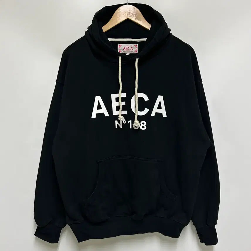 [BUNJANG] AECA White Big Logo Pullover Hoodie / [남자-100]에이카화이트 빅 로고 풀오버 후디