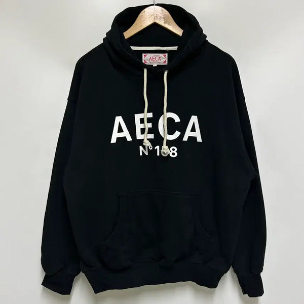 [BUNJANG] AECA White Big Logo Pullover Hoodie / [남자-100]에이카화이트 빅 로고 풀오버 후디