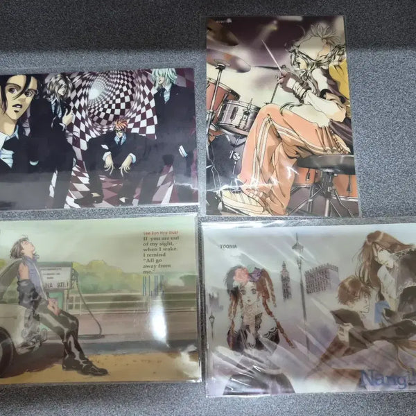 [BUNJANG] Comic Illustration Acrylic Postcard Set / 만화 일러스트(블루.낭길리마.오디션)아크릴 엽서