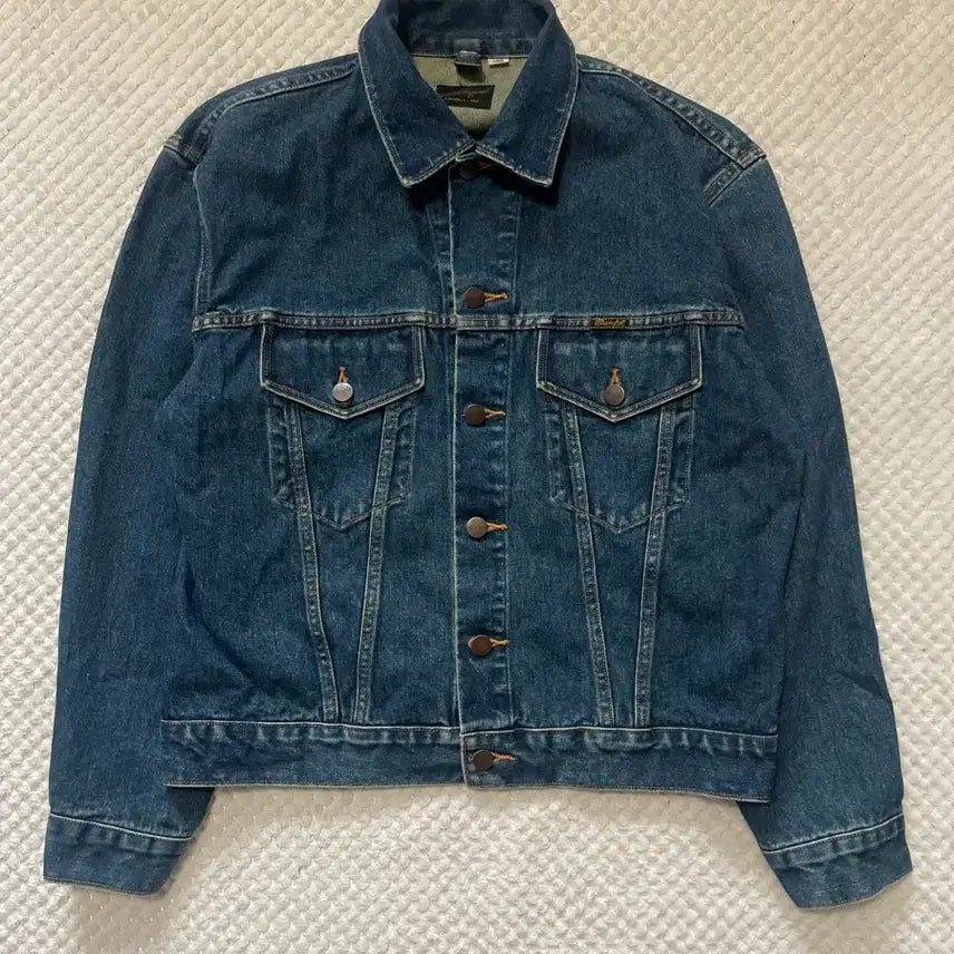 [BUNJANG] Wrangler 90s Type 3 Denim Trucker Jacket / [L] Wrangler 랭글러 90s 타입3 데님 트러커 청자켓