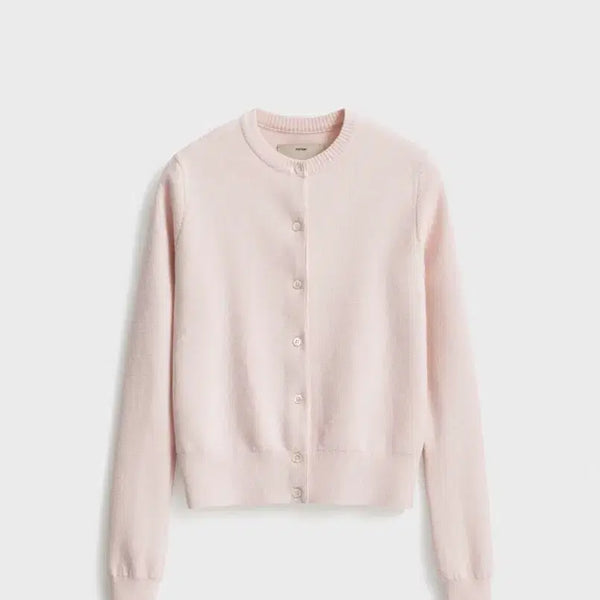 [BUNJANG] Pottery Merino Wool Women's Cardigan Light Pink / [새상품] 포터리 - 메리노울 여성 가디건