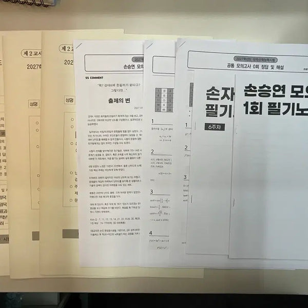 [BUNJANG] 2027 Son Seung Yeon Mock Exam / 2027 손승연 모의고사 전국 최저가