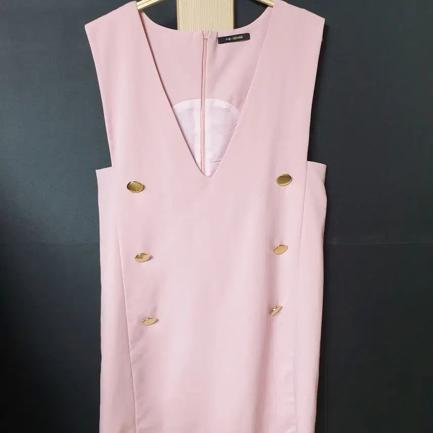 [BUNJANG] Miseenscene Mini Dress Pink / 진짜만원 미센스 미니원피스 66 핑크