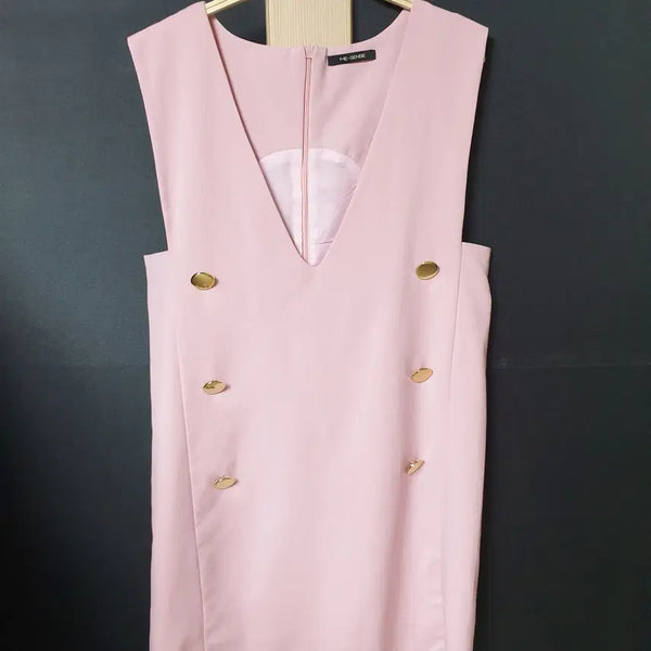 [BUNJANG] Miseenscene Mini Dress Pink / 진짜만원 미센스 미니원피스 66 핑크