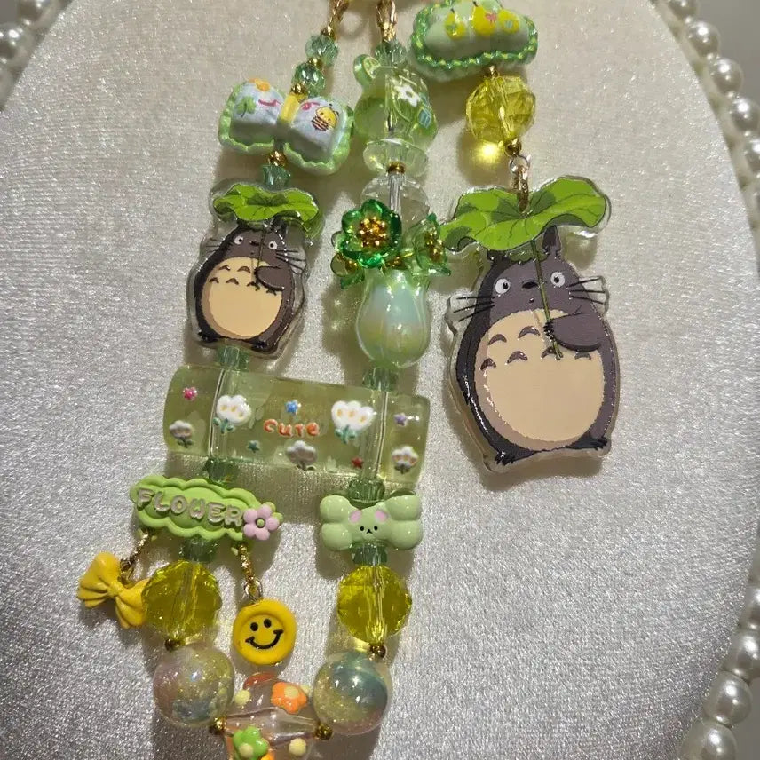 [BUNJANG] Totoro Beaded Charm / 토토로 비즈키링