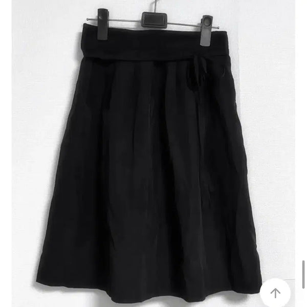 [BUNJANG] Ribbon Strap Shirring Midi Skirt / 리본 스트랩 셔링 미디 스커트