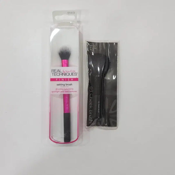 [BUNJANG] Real Techniques Setting Brush (1413), Body Beach Small Cheek Brush / 리얼테크닉스 세팅 브러쉬 (1413), 바디비치 스몰 치크 브러시